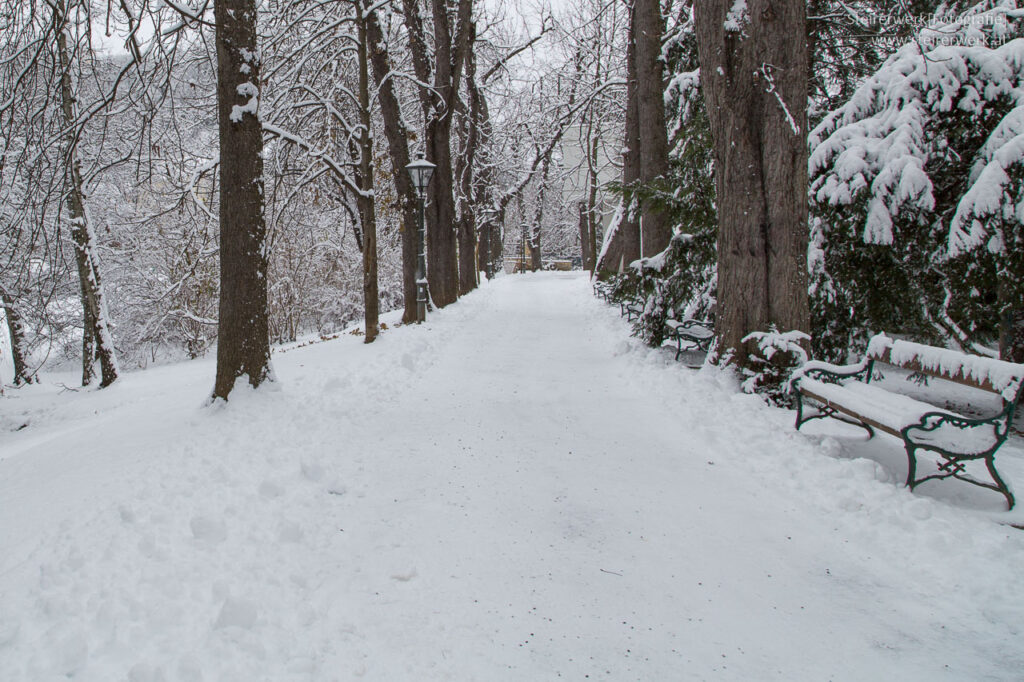 Radfahren Schnee